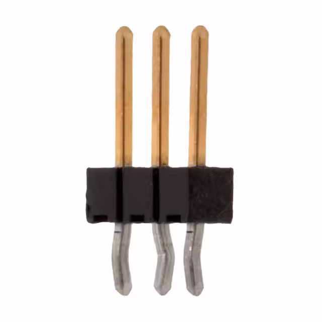 104344-1 TE Connectivity AMP Connectors  Headers Male Pins